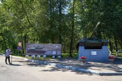 Съемки фильма к 520-летию Стрельны  на БТРЗ 61