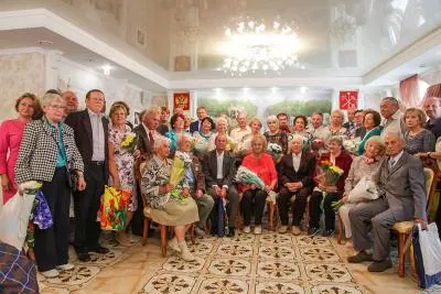 Золотая свадьба в Петергофском ЗАГСе