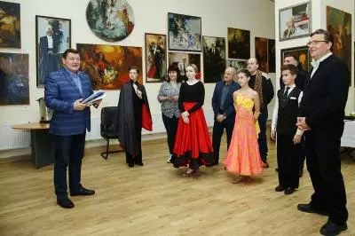 Открытие выставки Анатолия Черных