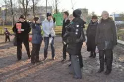 Собрание с жителями на ул. Кропоткинская д.6