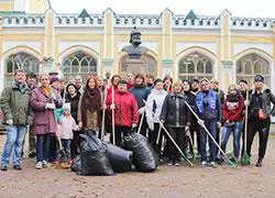 Осенний субботник в Стрельне