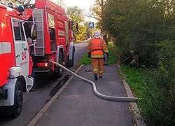 Горел дом на улице Нижняя колония
