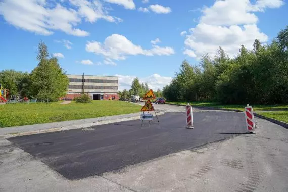 Ремонт дорожного покрытия в Стрельне