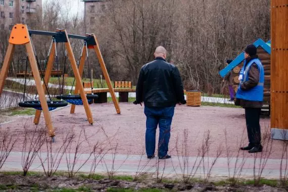 Открытие зоны отдыха на Ижорке