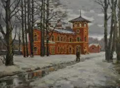 Вокзаал Стрельна. Автор: В.И. Слепухин