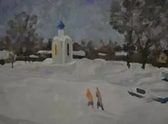 Часовня Николая Чудотворца на Портовом канале. Автор: Н.А. Карлыханов
