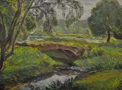В Орловском парке. Автор: Ю.Н. Брехов