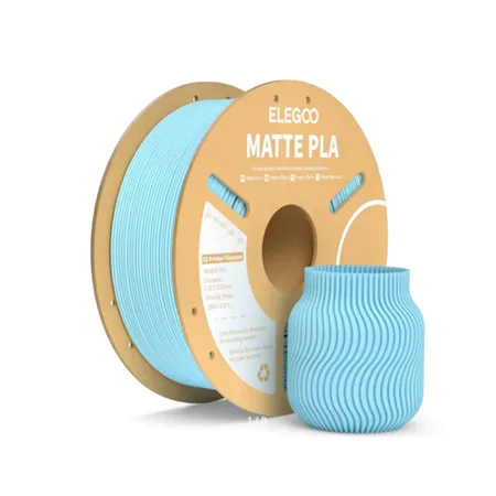 Elegoo PLA Matte Голубой (Ice blue) Матовый