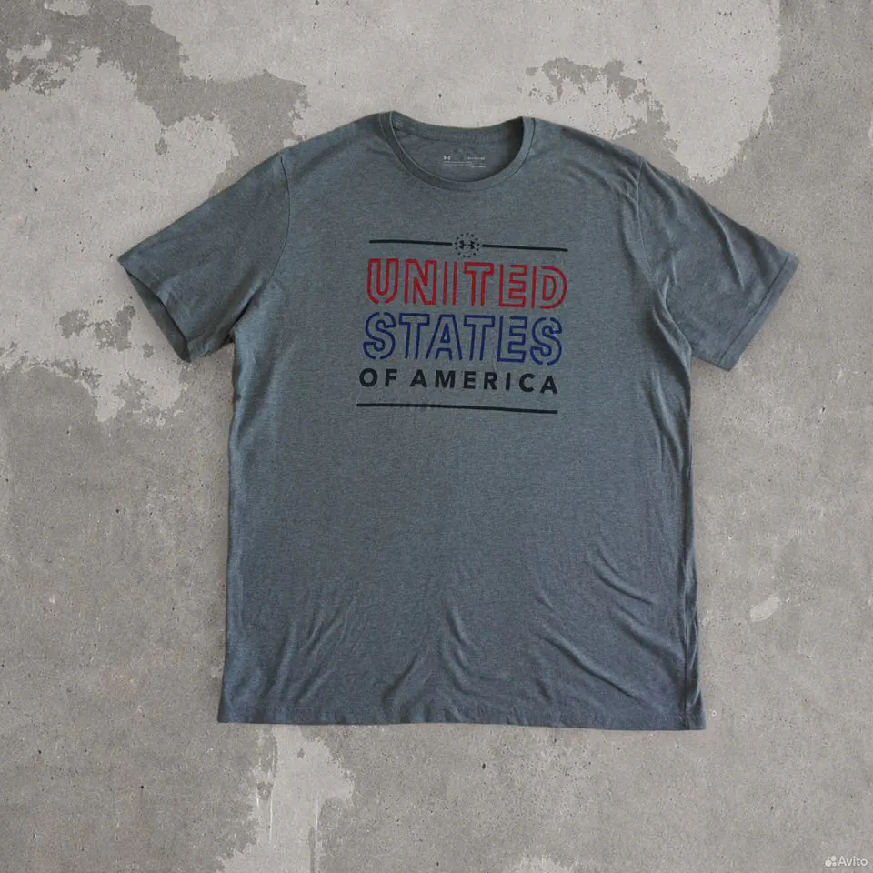 Футболка Under Armour HeatGear серая USA