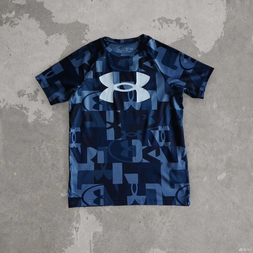 Футболка Under Armour HeatGear синяя