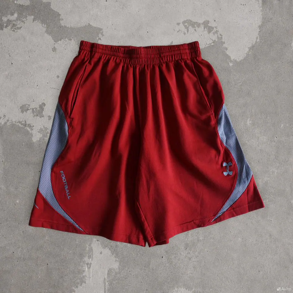 Шорты Under Armour красные спортивные