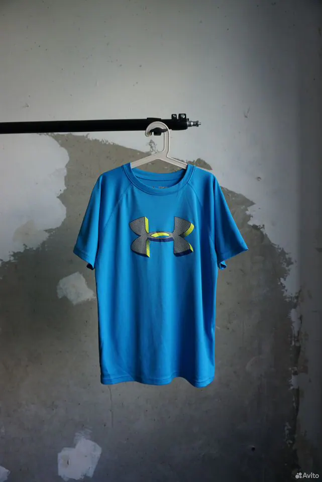Футболка Under Armour HeatGear ярко-синяя детская