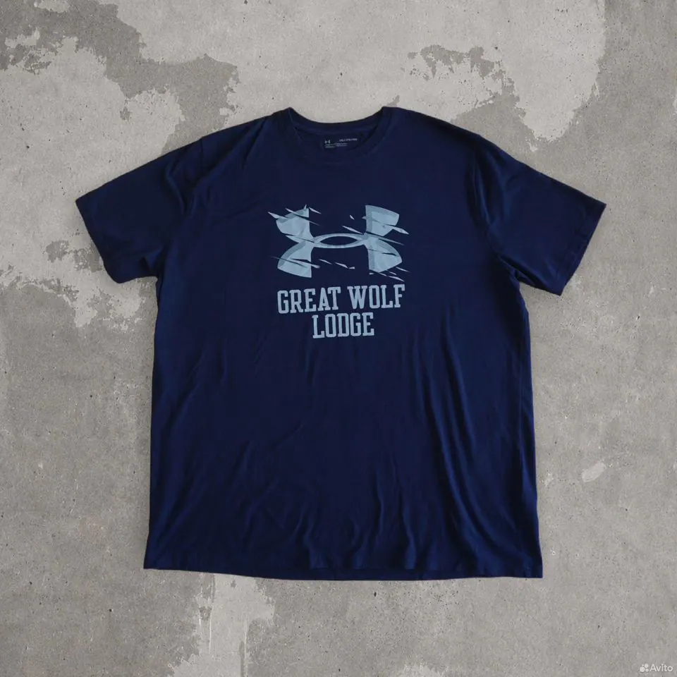 Футболка Under Armour Great Wolf Lodge темно-синяя