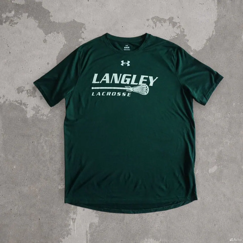 Футболка Under Armour Langley Lacrosse зеленая