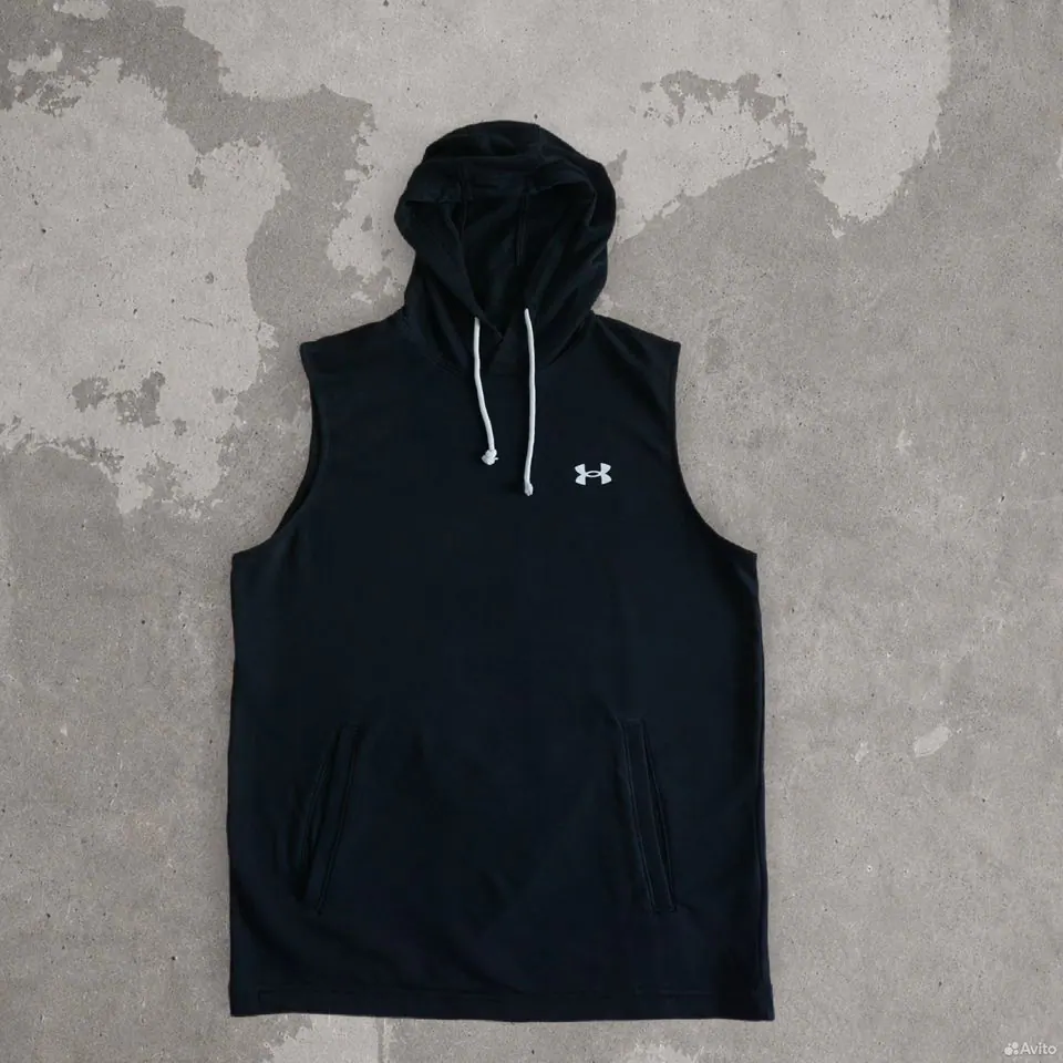 Худи Under Armour чёрное без рукавов