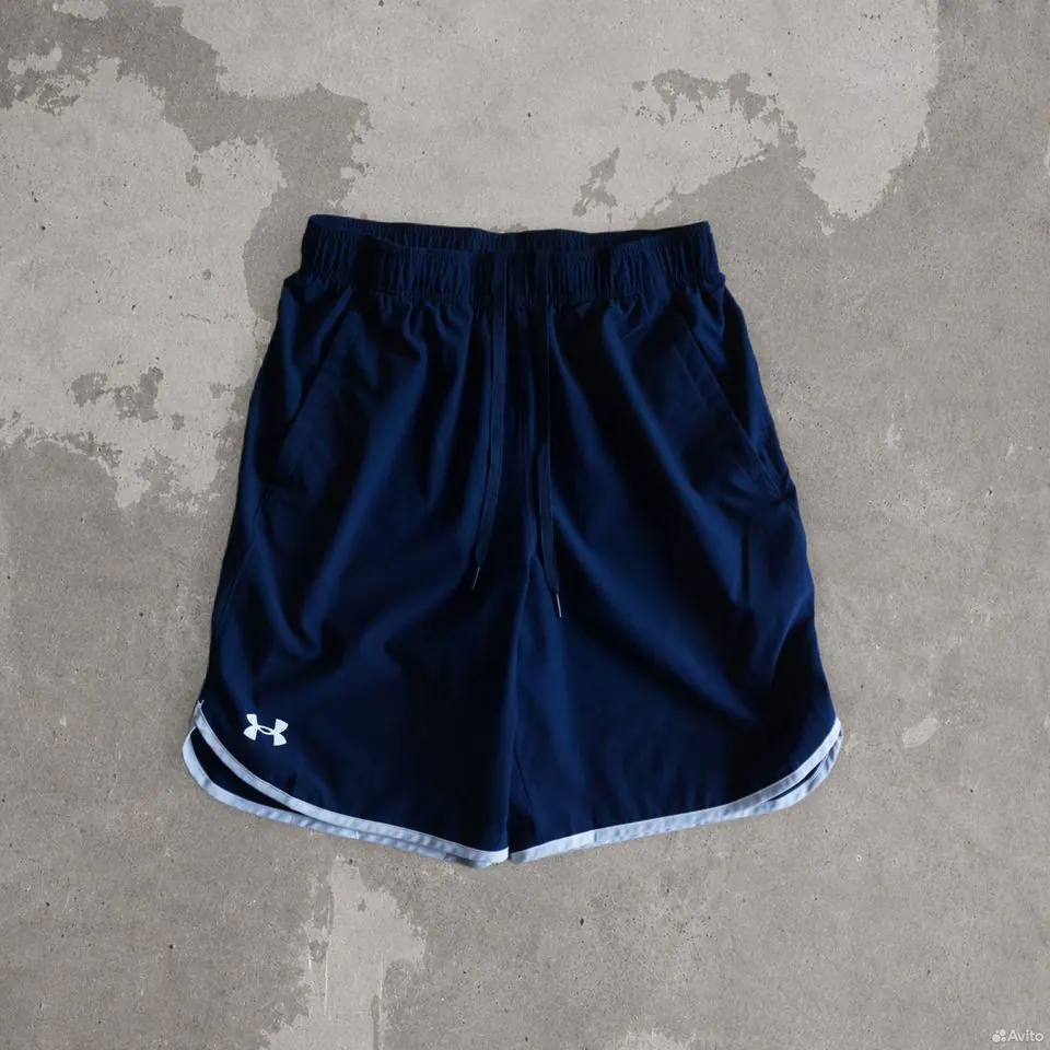 Шорты Under Armour темно-синие спортивные