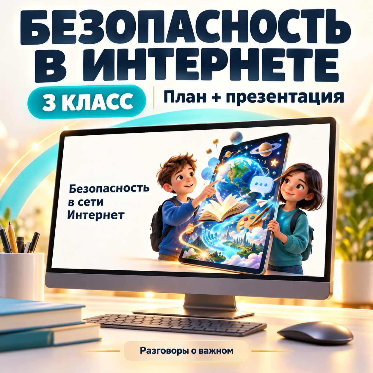 Комплект к уроку «Безопасность в Интернете» | Разговоры о важном, 3 класс
