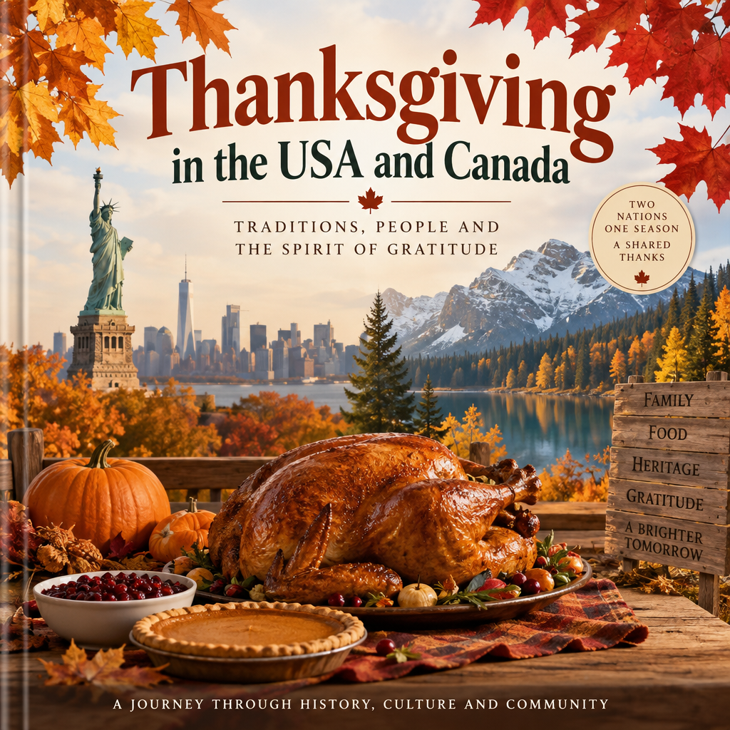 Thanksgiving in the USA and Canada: Same Holiday, Different Traditions