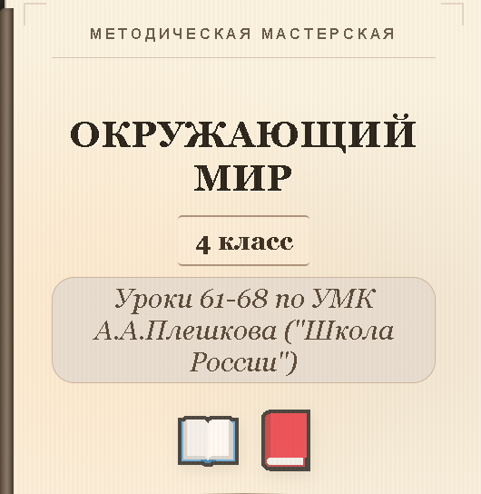 Окружающий мир. 4 класс. Конспекты уроков 61-68