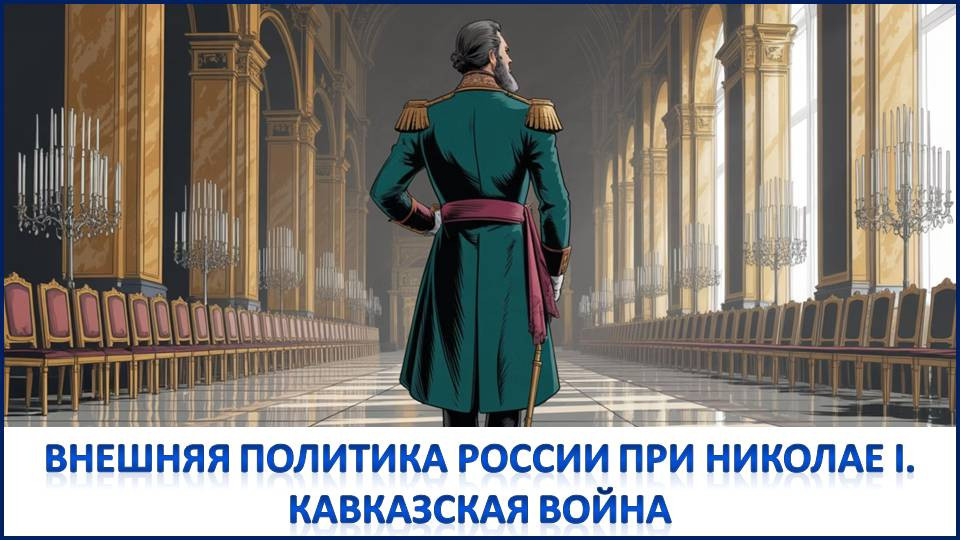 Презентация по теме: «Внешняя политика России при Николае I. Кавказская война»