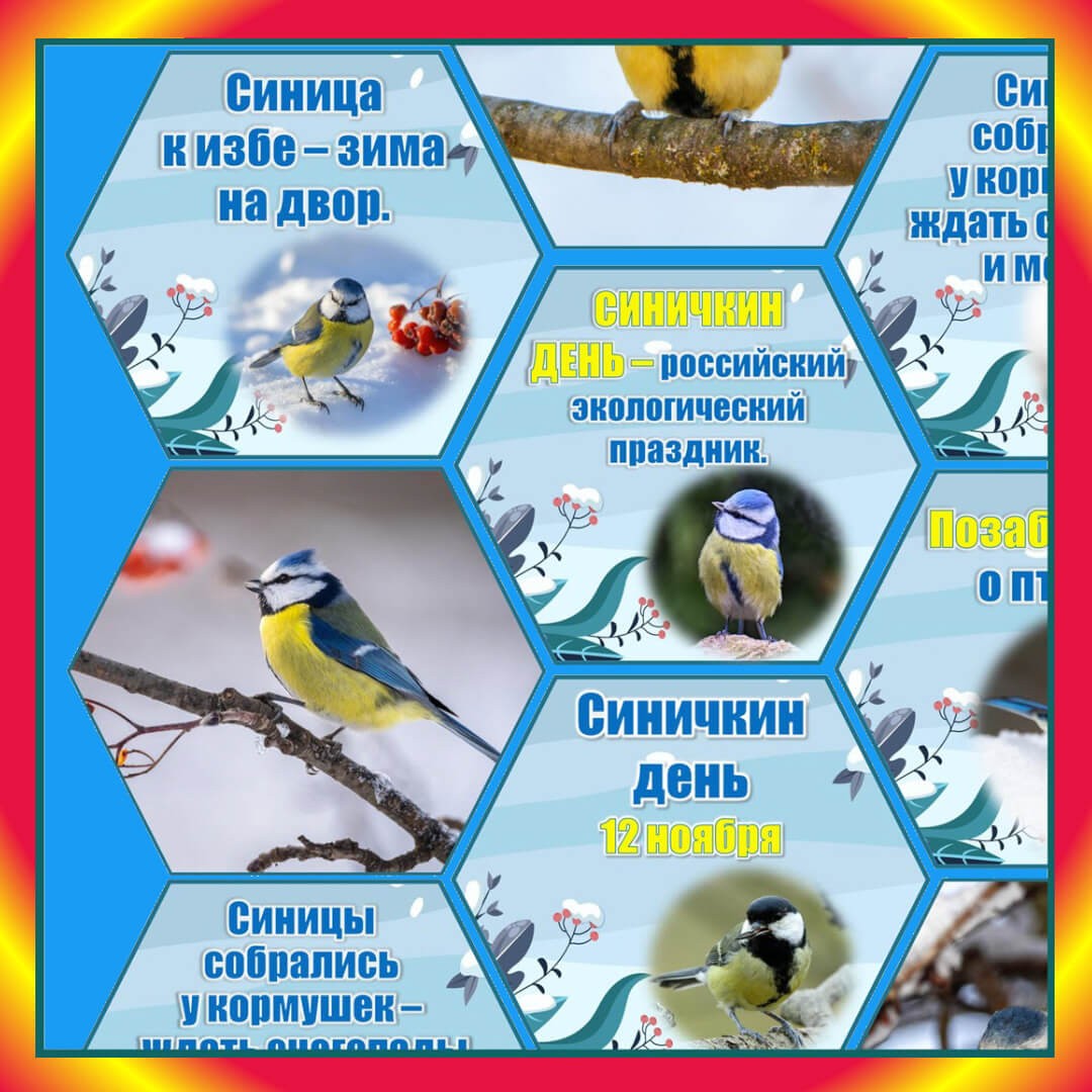 Гексы для стендбука «Синичкин день»