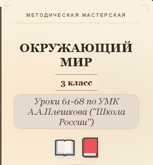 Окружающий мир. 3 класс. Конспекты уроков 61-68