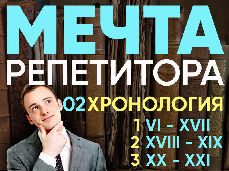 Мечта репетитора - Сборник "Хронология VI - XXI вв."