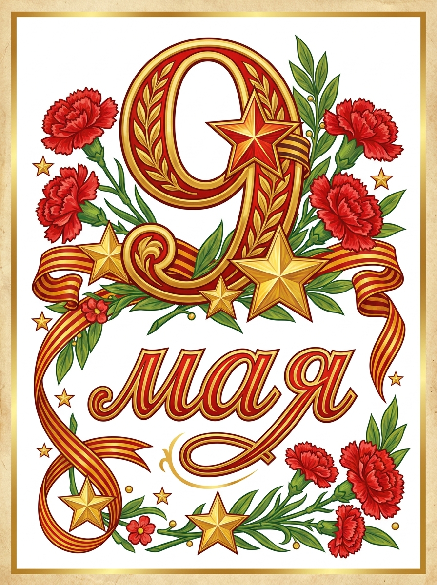 Открытка "9 мая"