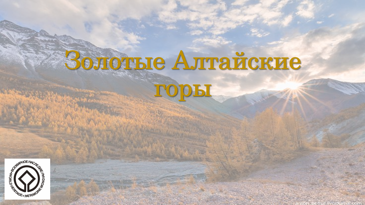 "Золотые Алтайские горы" География