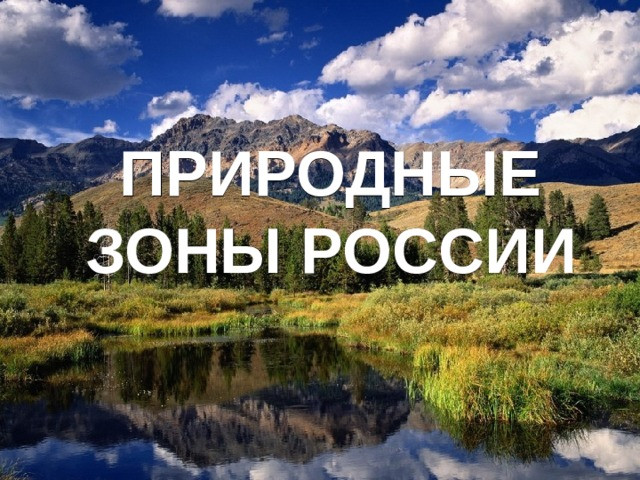 Альбом Природные зоны России.