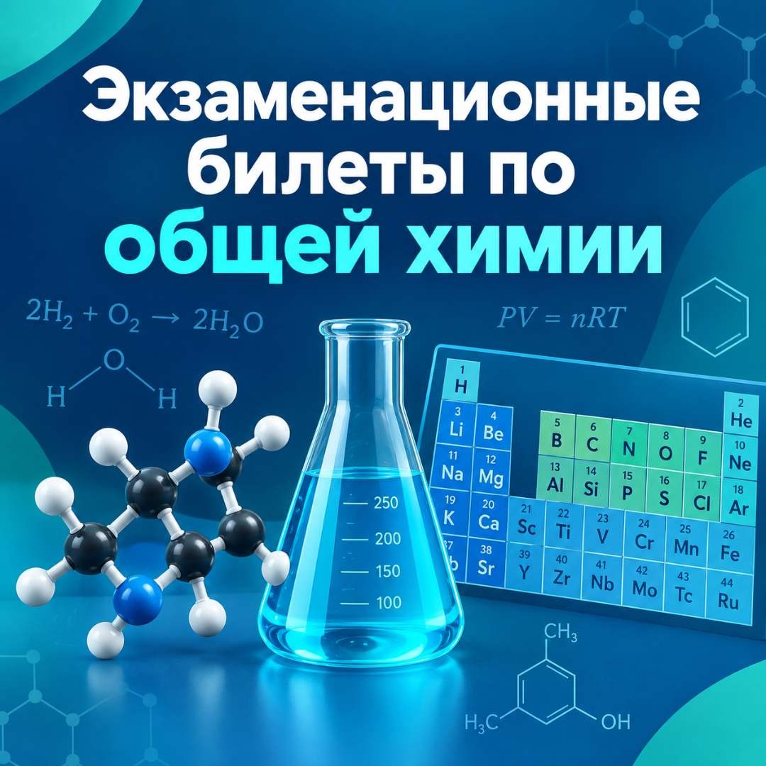 Экзаменационные билеты по общей и неорганической химии для студентов-химиков 1 курса