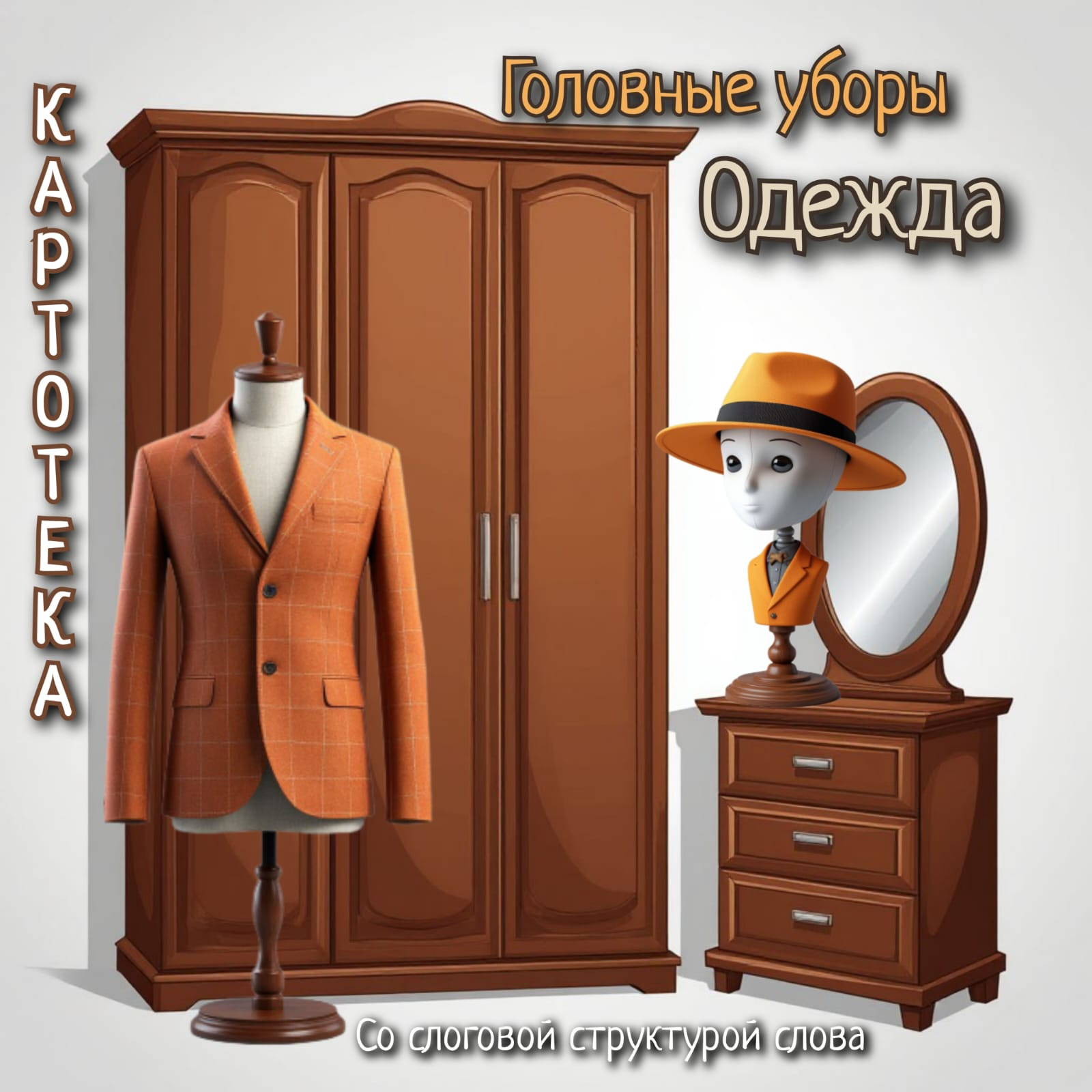 Картотека по лексической теме "Одежда и головные уборы"