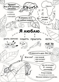 Russian A0-A1, эритажники Письмо "Мадагаскар" (письма "Острова и животные")