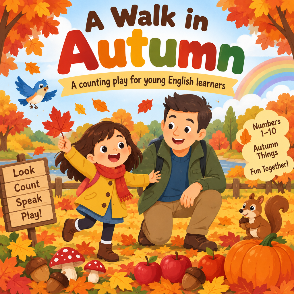 Пьеса для младших школьников на английском языке "A Walk in Autumn", 1-3 класс