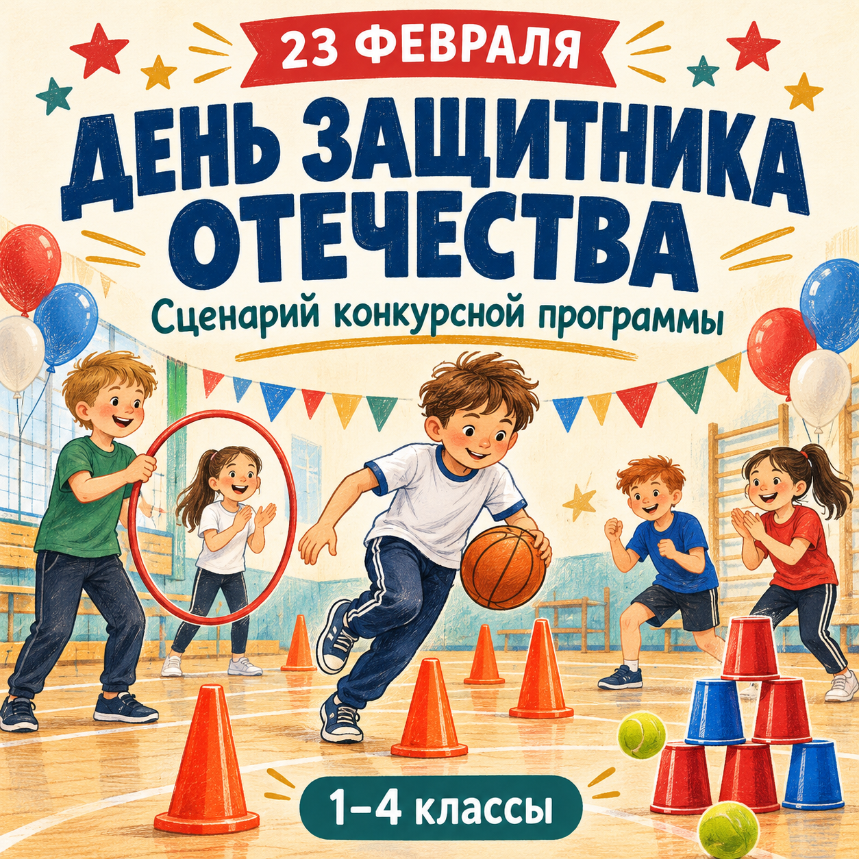 Сценарий конкурсной программы для младших классов «День Защитников Отечества»