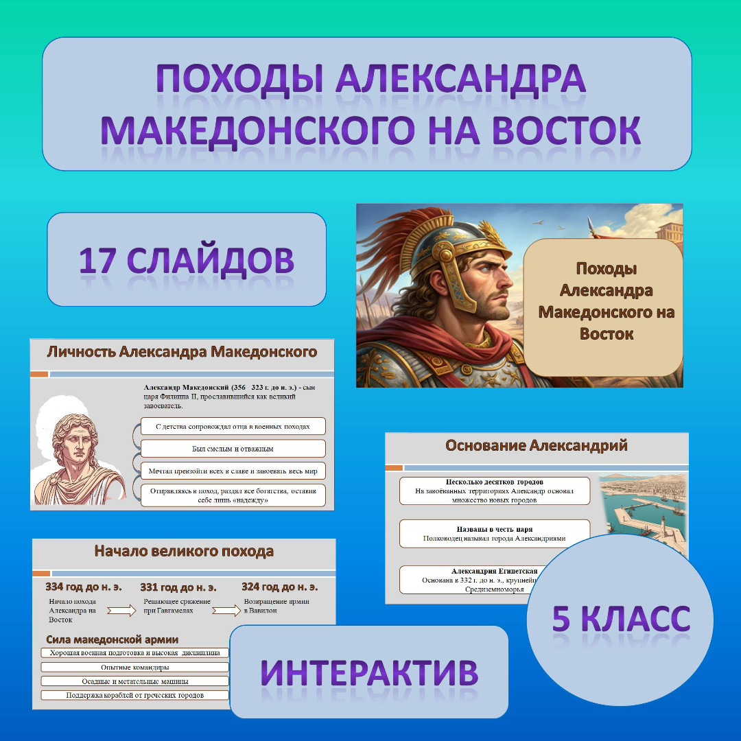 Презентация по теме: «Походы Александра Македонского на Восток»
