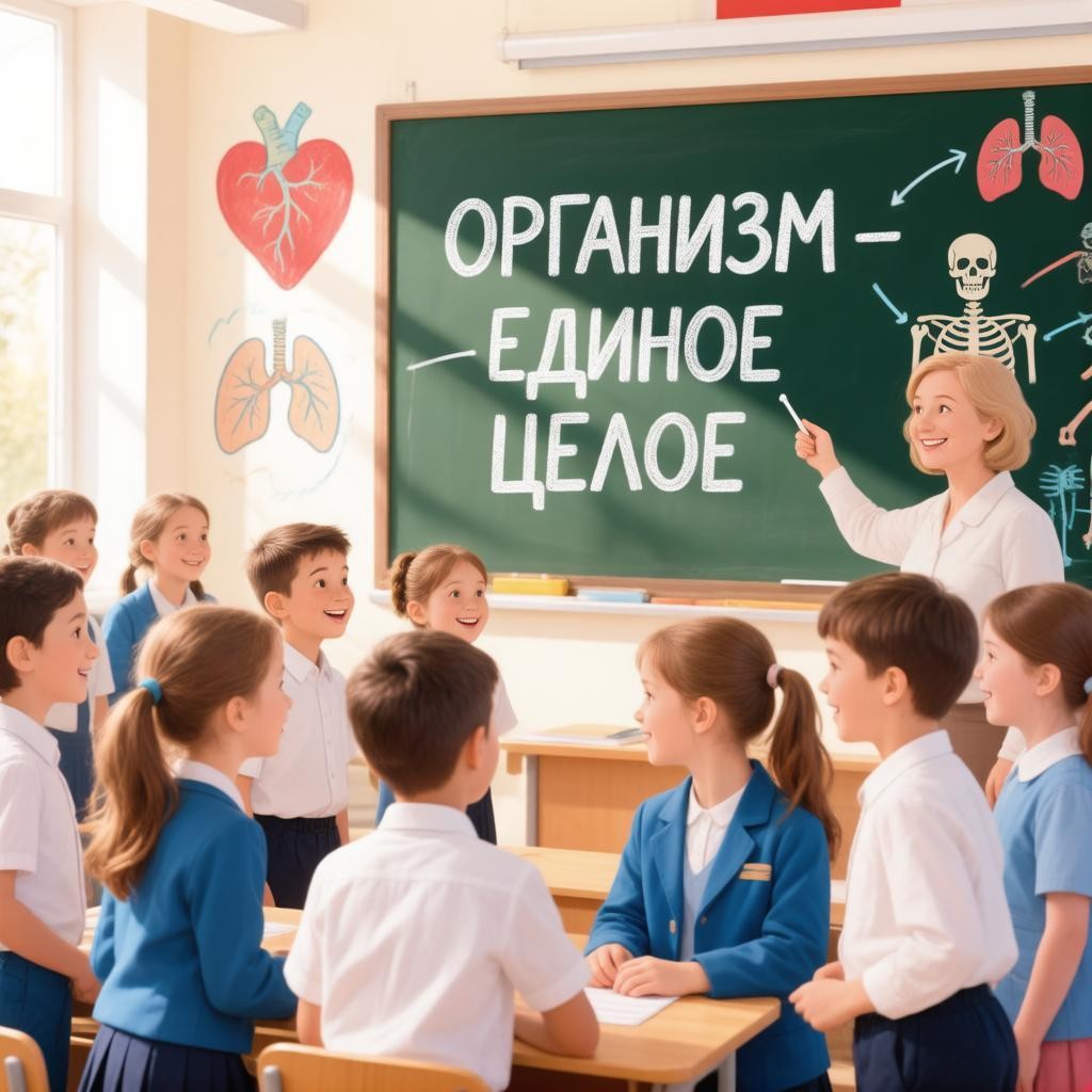 Презентация урока по теме "Организм - единое целое"