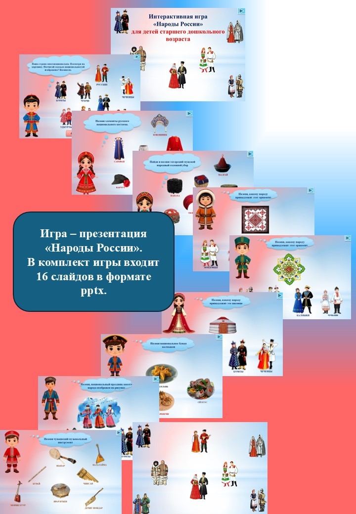 Интерактивная игра «Народы России».