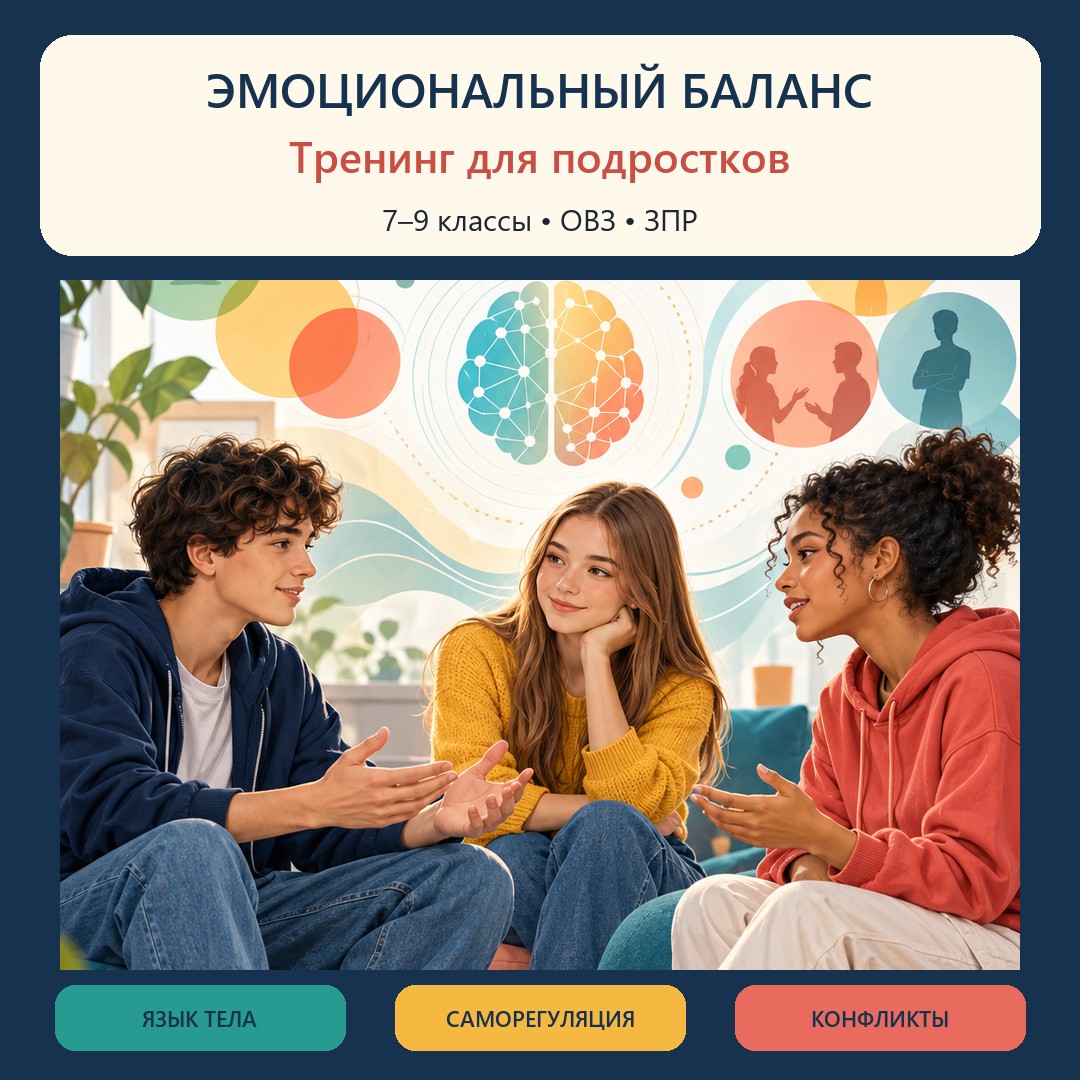 Эмоциональный баланс: тренинг для подростков
