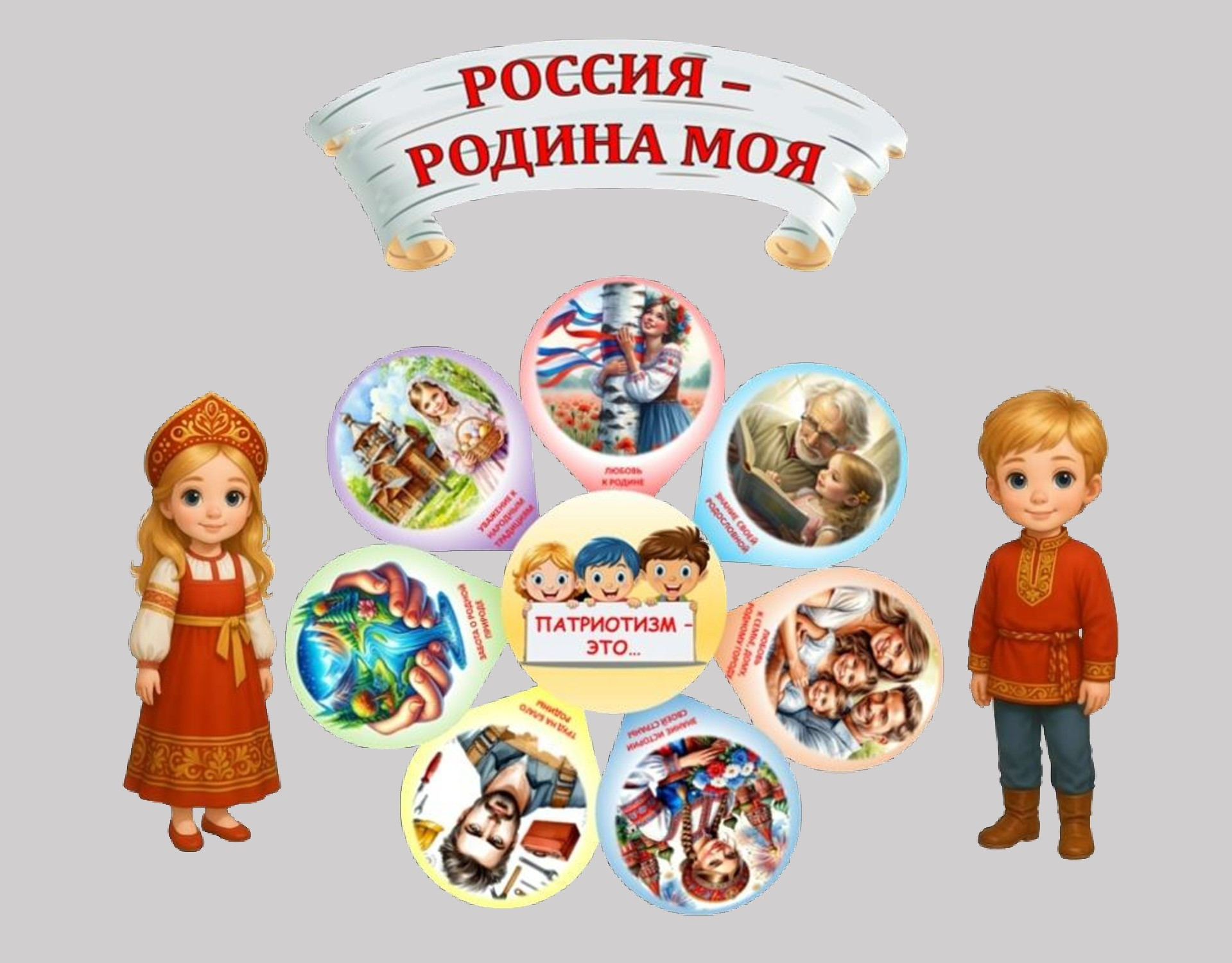 Наглядное пособие «Что такое патриотизм?».