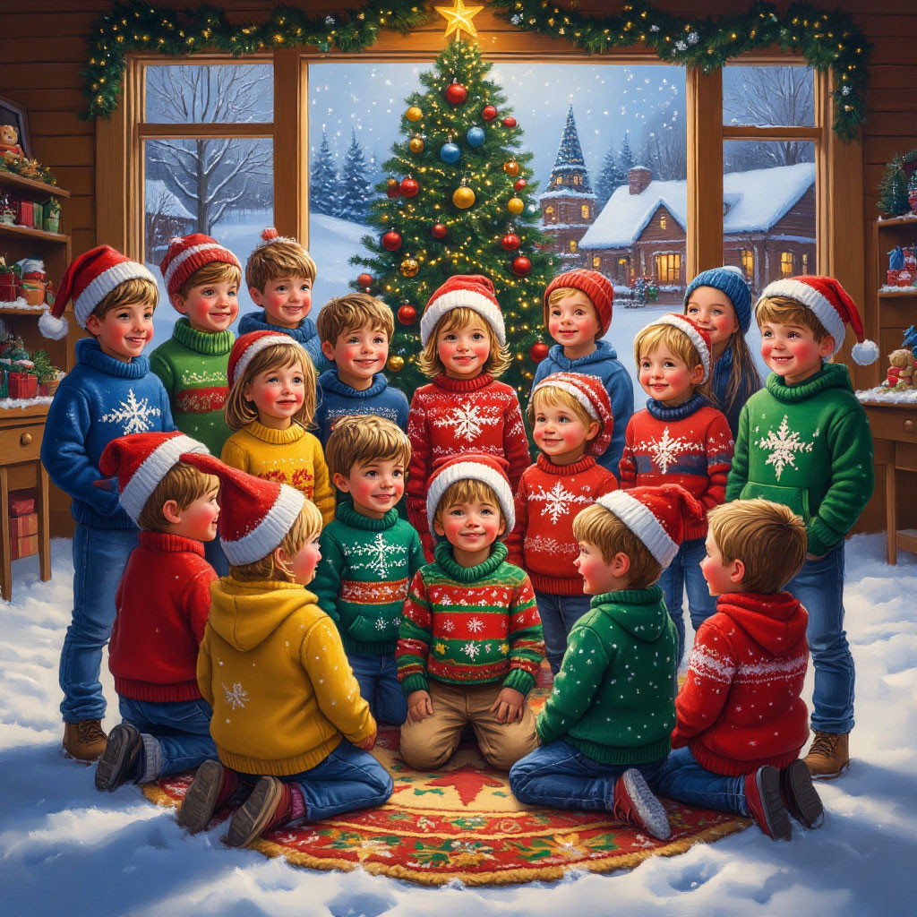 Сценарий новогоднего утренника:Взрослые каникулы, или Как дети спасли праздник у сказочных великанов