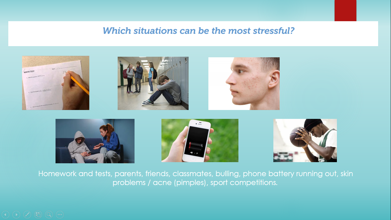 Stress Management - English Speaking Club for Teenagers