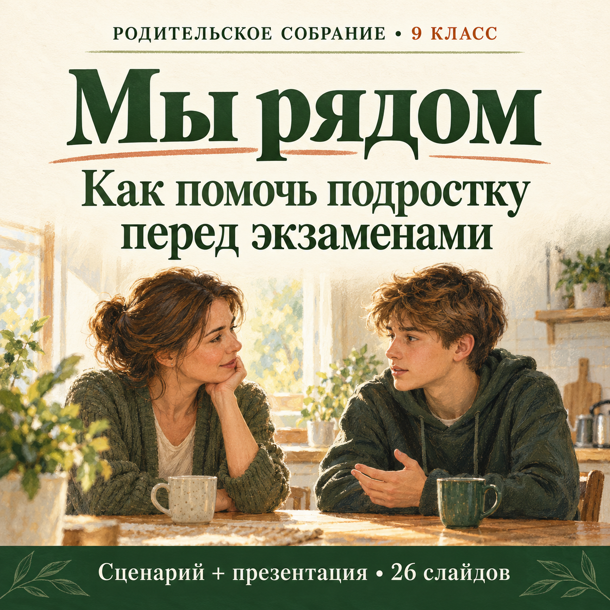Родительское собрание «Мы рядом: как помочь подростку перед экзаменами» — сценарий и презентация