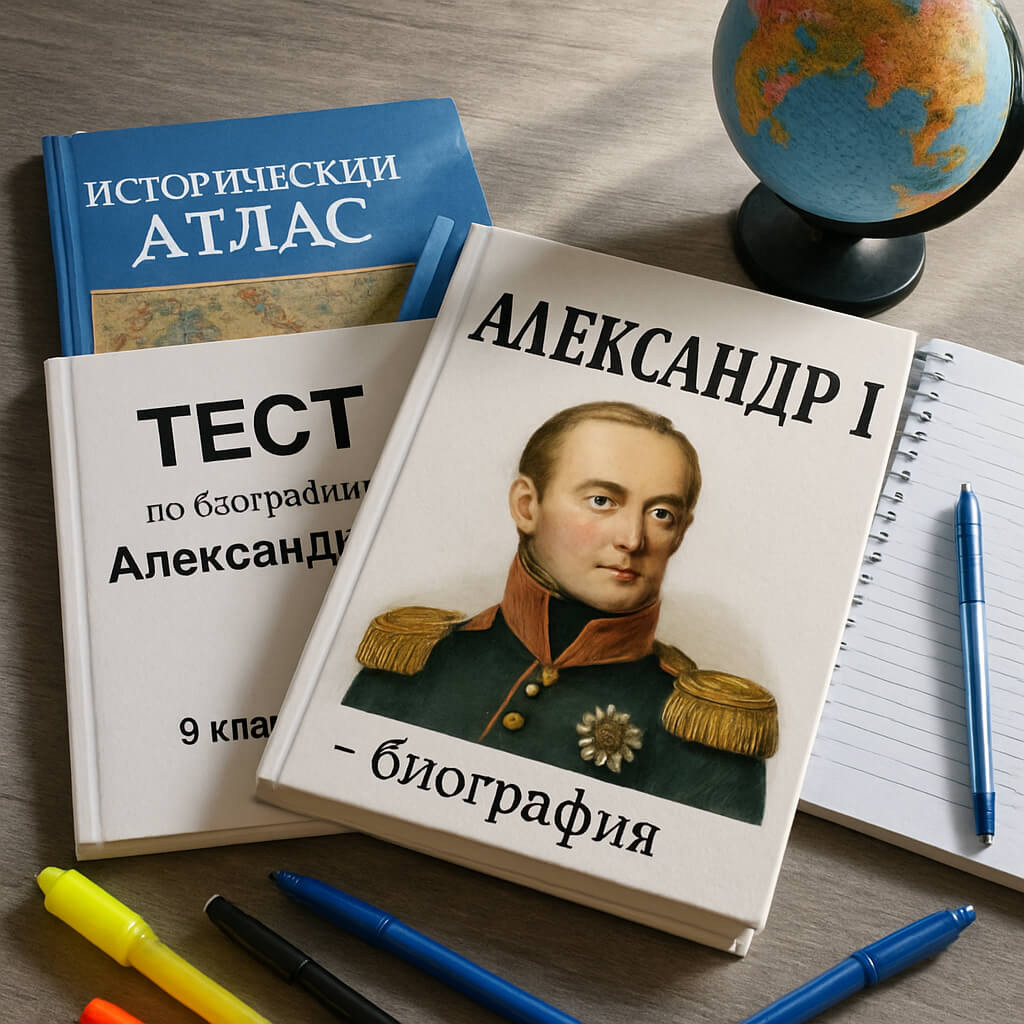 Тесты по истории России по теме "Внутренняя политика Александра I "