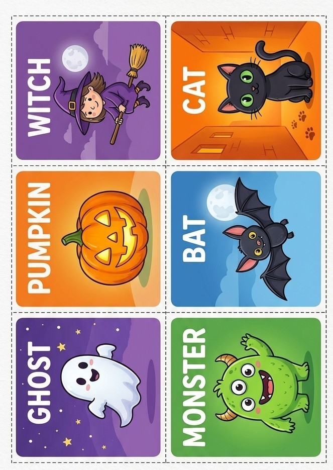 Сценарий праздничного интерактивного урока к Хэллоуину «Spooky Halloween Party!» 1-4 кл.