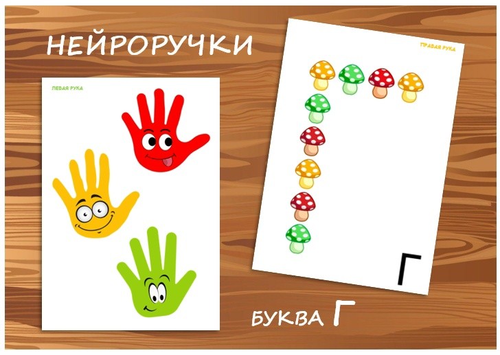 НЕЙРОРУЧКИ буква Г / нейроигра