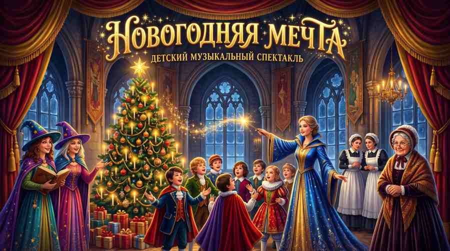 Сценарий детского новогоднего спектакля «Новогодняя мечта»