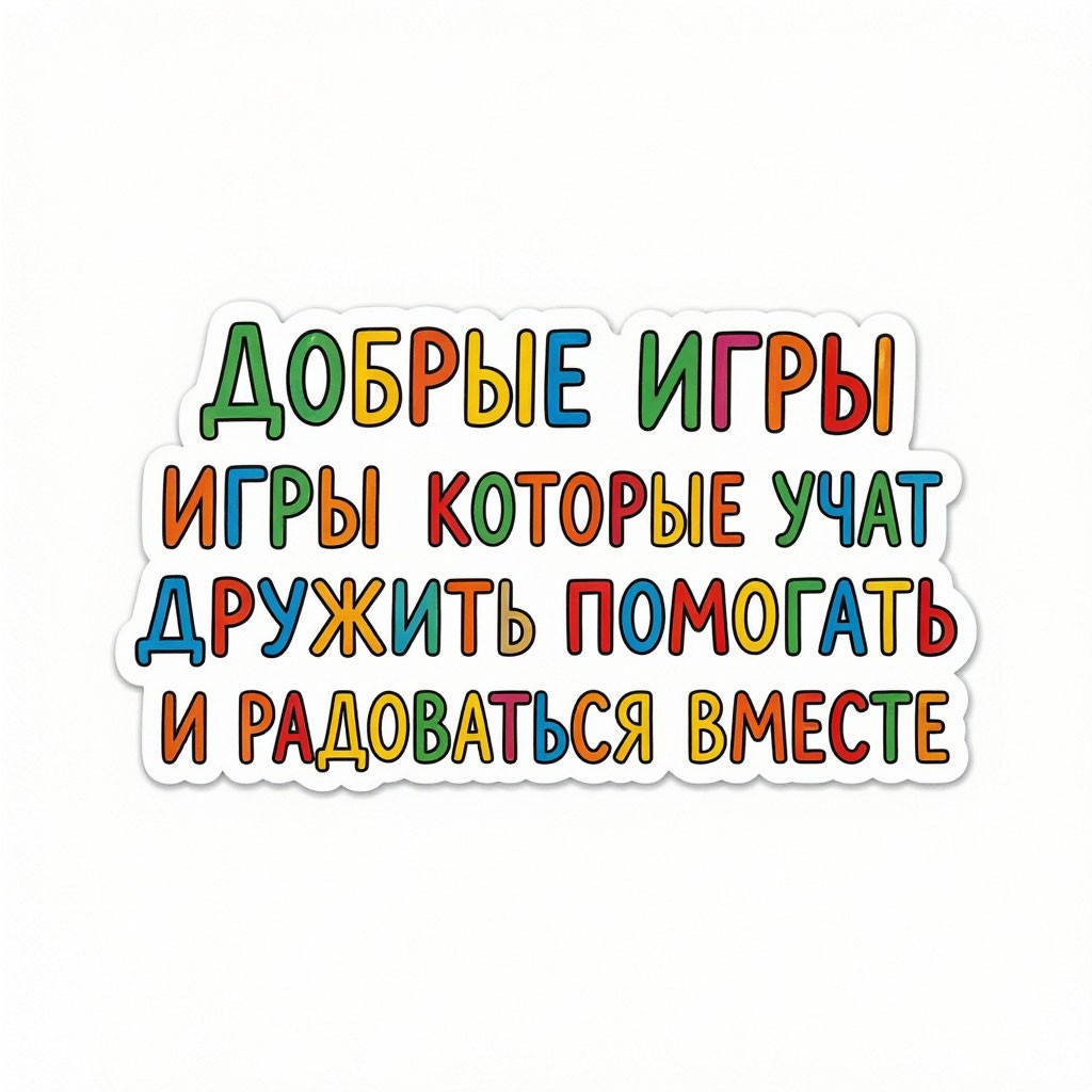 Папка-передвижка: «Добрые игры. Игры, которые учат дружить, помогать и радоваться вместе