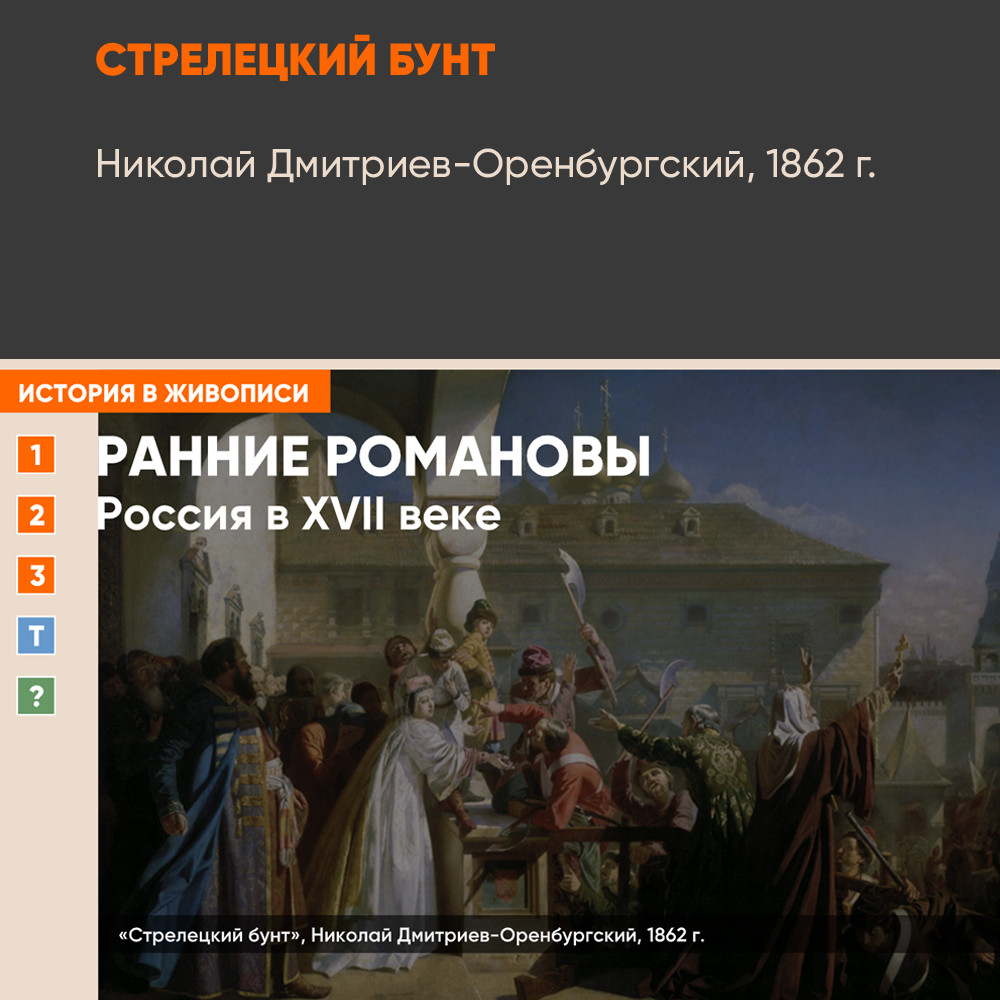 Картина - Стрелецкий бунт
