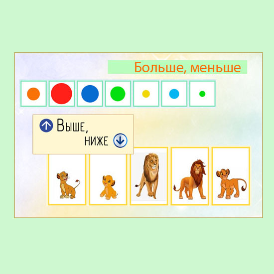Больше, меньше, выше, ниже
